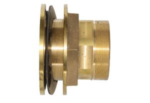 4 inch brass tank fitting