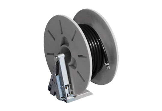 30m Base Mount Manual Poly Hose Reel