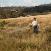 man spraying