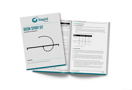 Boom Spray Kit Operators Handbook