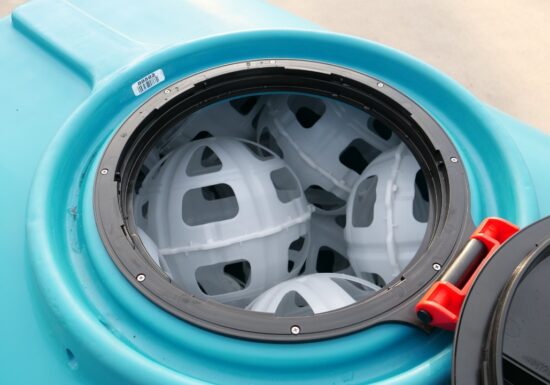 tank ball baffles