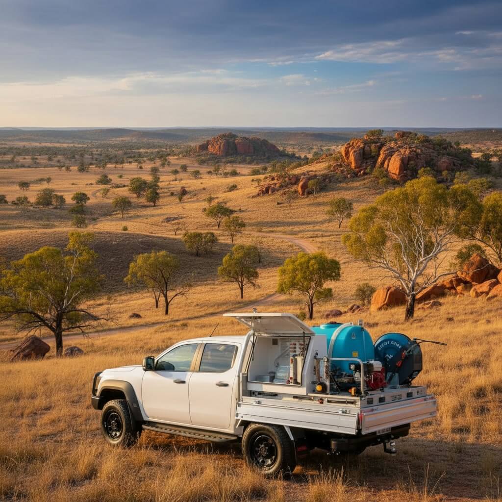 Ford Super Duty with Rapid Spray System