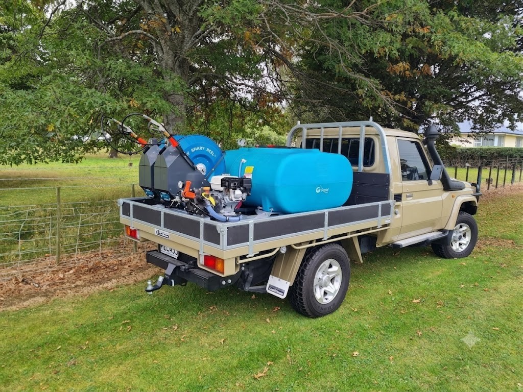 Sandy Taupe Toyota Truck with Megadrive weed Spraying Unit