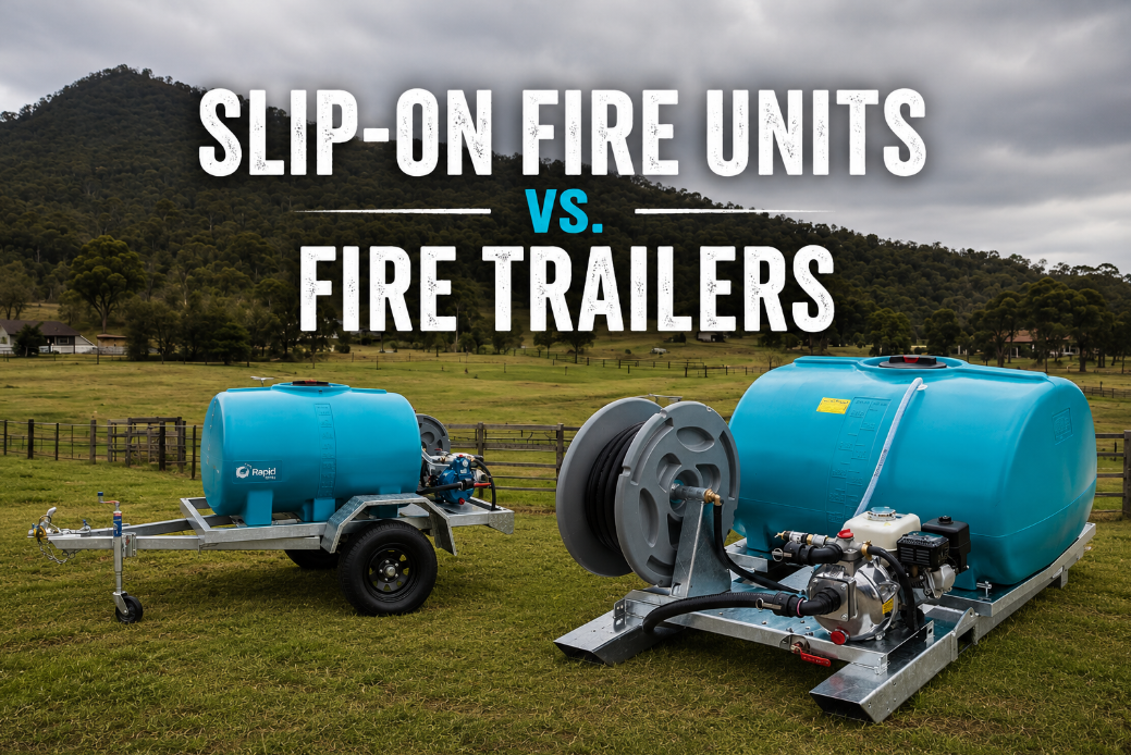Slip on Fire Units vs Fire Fighting trailers